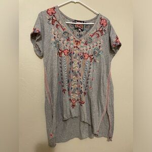 Johnny was embroidered top size L!